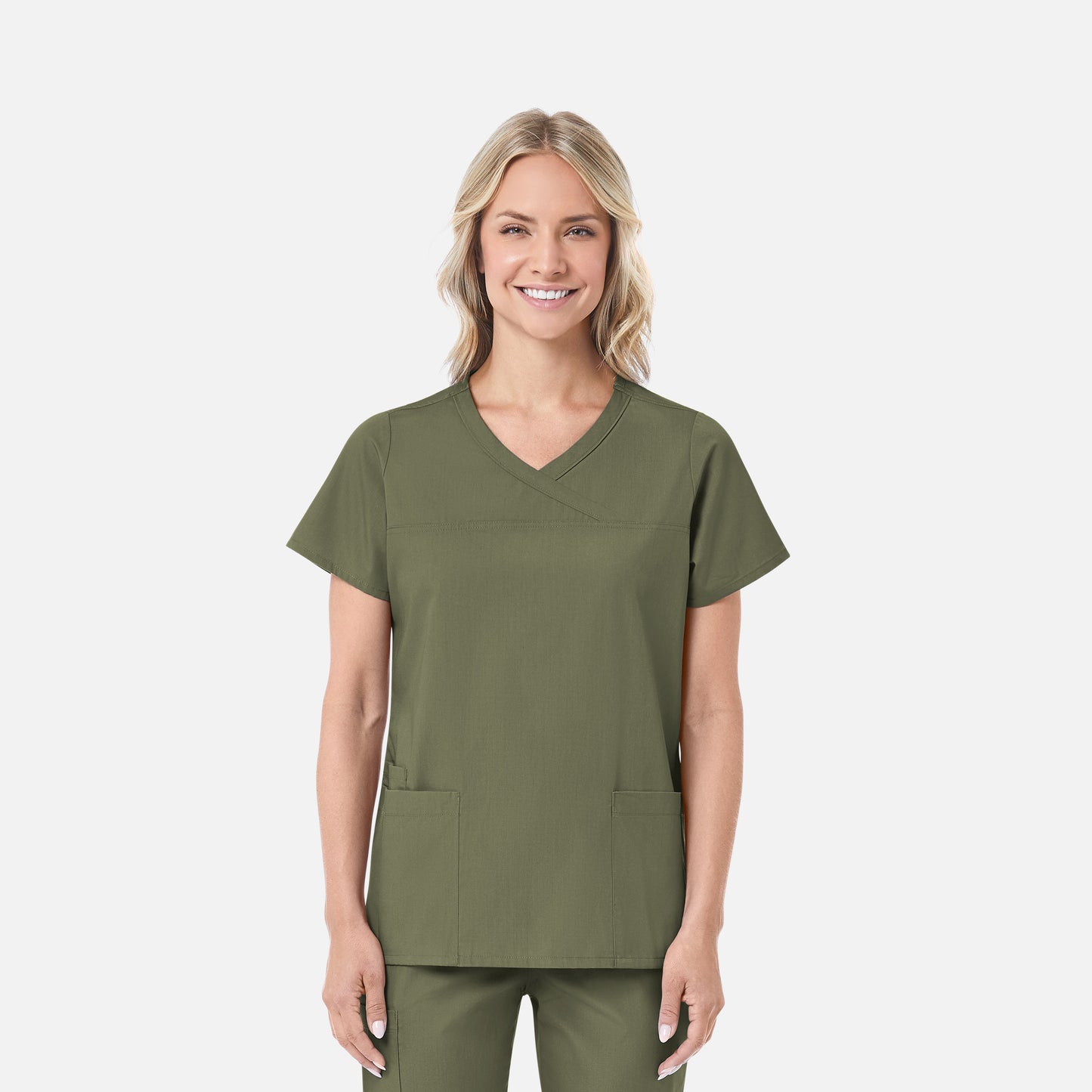 Maevn RedPanda 1726 Women’s Mock Wrap Top