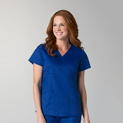 Maevn EON 1748 Women's Mock Wrap Top with Empire Waist