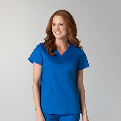 Maevn EON 1748 Women's Mock Wrap Top with Empire Waist