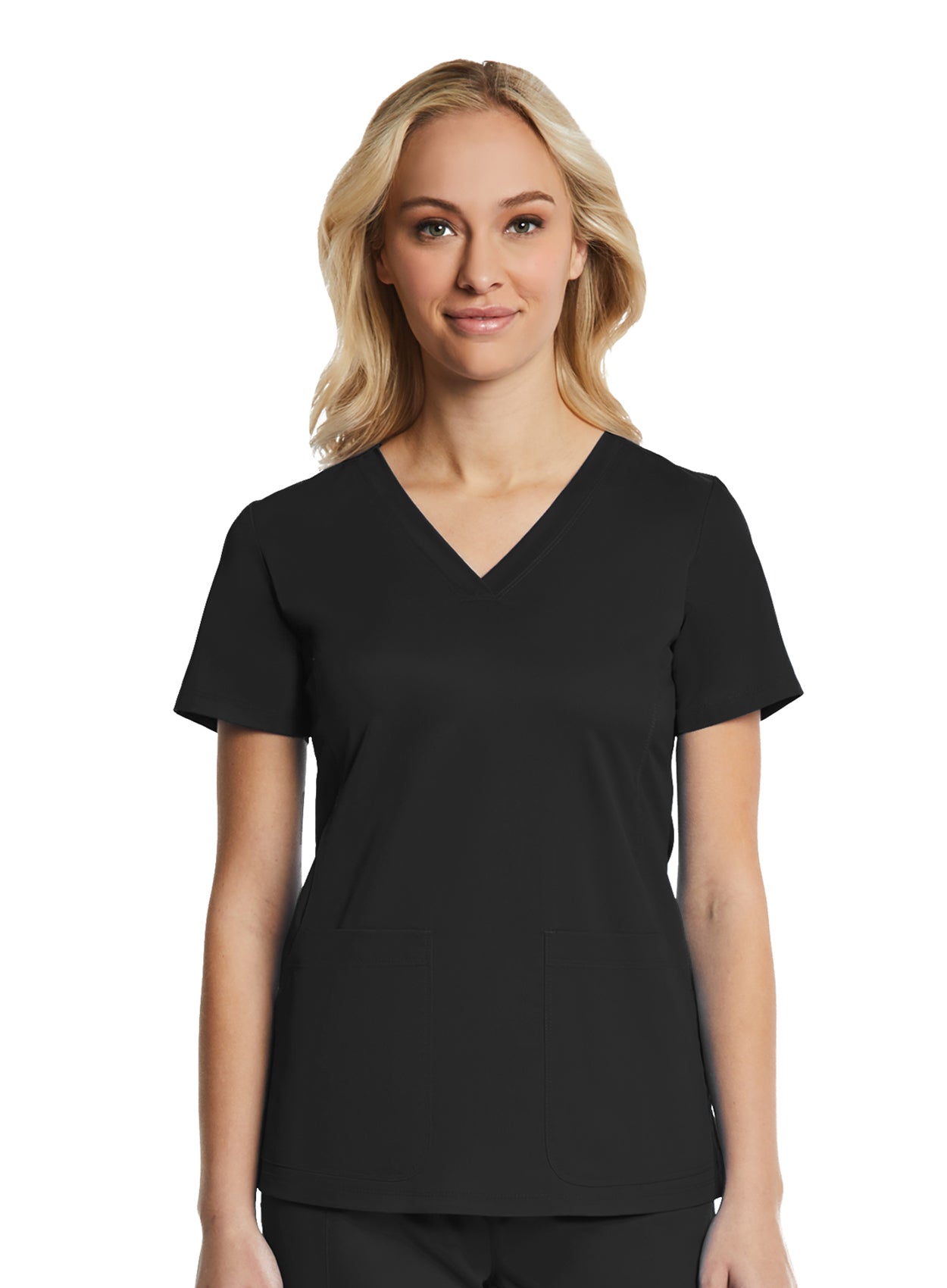 Maevn EON Sport 1768 Women's Multi-Pocket V-neck Top