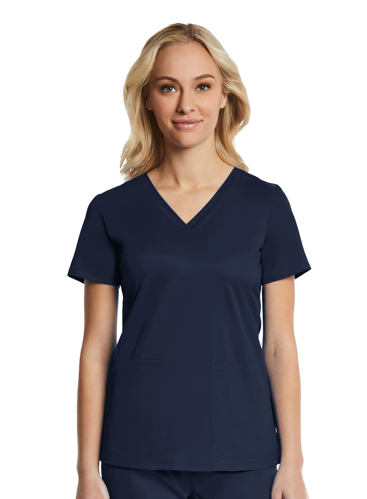 Maevn EON Sport 1768 Women's Multi-Pocket V-neck Top