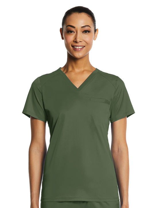 Maevn EON Sport 1778 Women's Tuckable V Neck Top