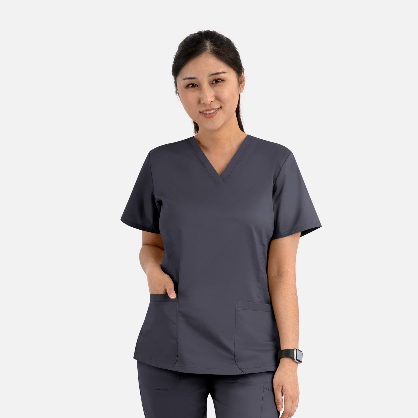 Maevn Blossom Signature 2100 Ladies Basic V-Neck Top