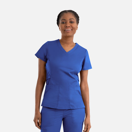 Maevn Blossom Signature 2101 Ladies Functional V-Neck Top