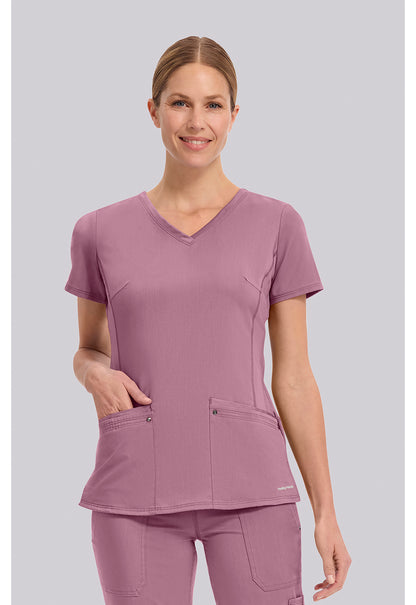 Manos curativas Etiqueta morada YOGA 2245 Juliet Top 