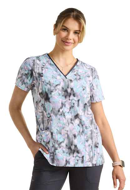 Healing Hands Purple Label Women's 2266 Amanda Print Top