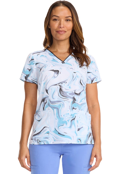 Healing Hands Purple Label Women's 2266 Amanda Print Top