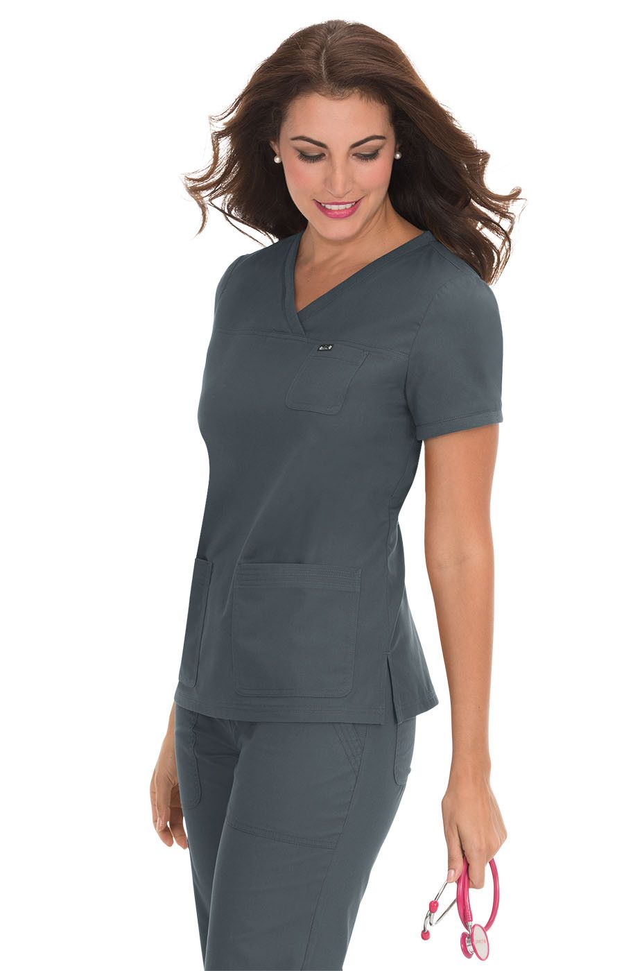 koi Classics Nicole Women's 247 3-Pocket Scrub Top