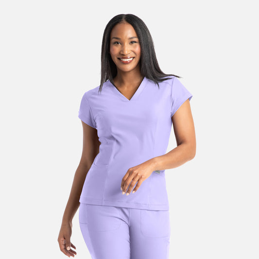 Maevn Embrace 2501 Zoe - Banded V-Neck Top