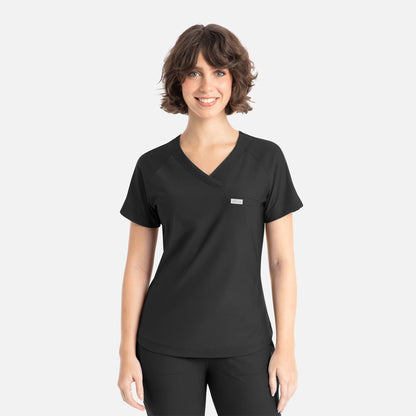 Maevn Embrace 2502 Luna - Tuckable Y-Neck Top — Clearance