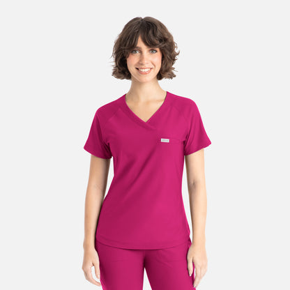 Maevn Embrace 2502 Luna - Tuckable Y-Neck Top