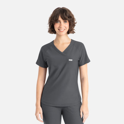 Maevn Embrace 2502 Luna - Tuckable Y-Neck Top