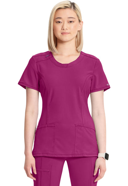 Cherokee Infinity Women's 2624A Round Neck Top