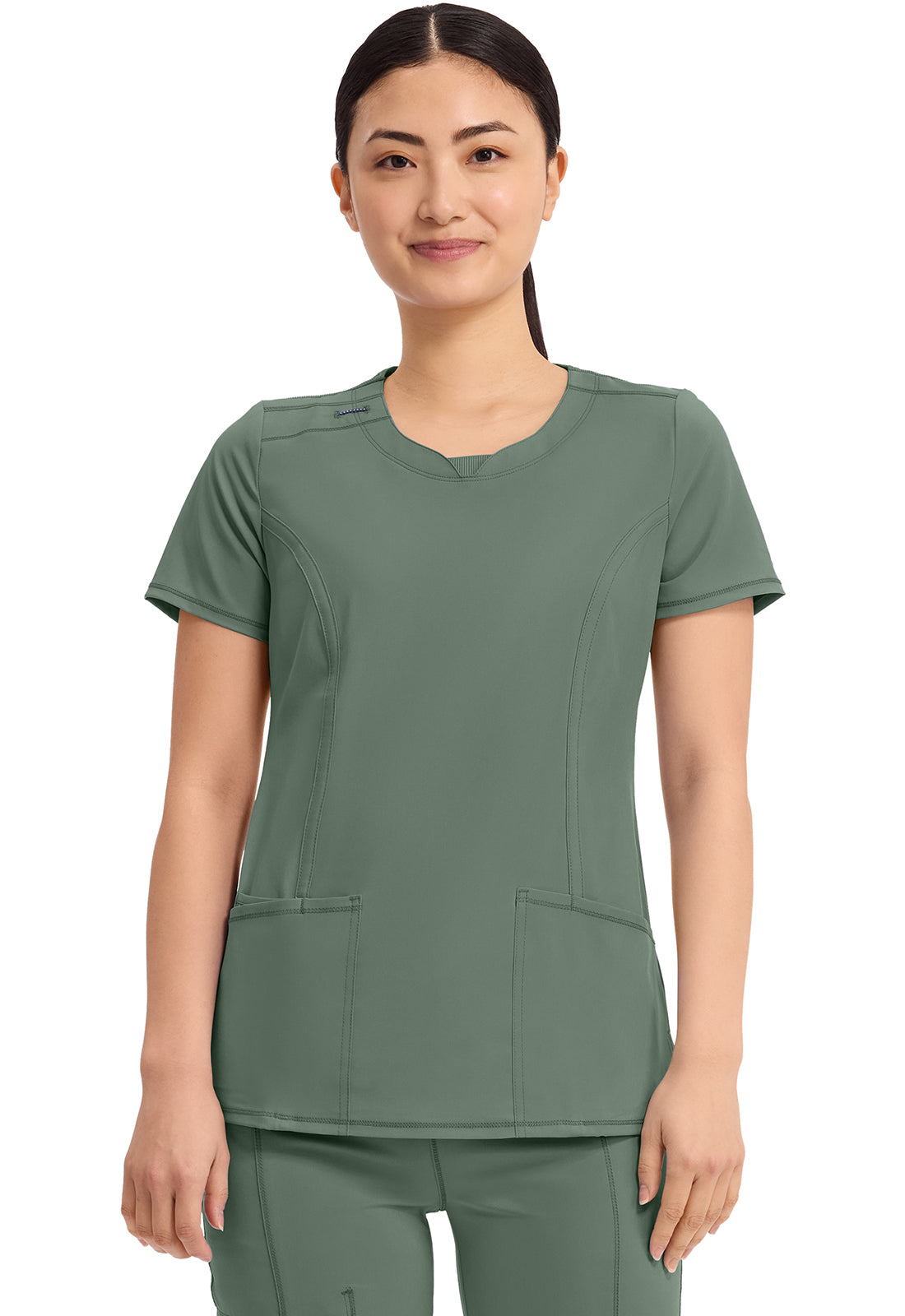 Cherokee Infinity Women's 2624A Round Neck Top