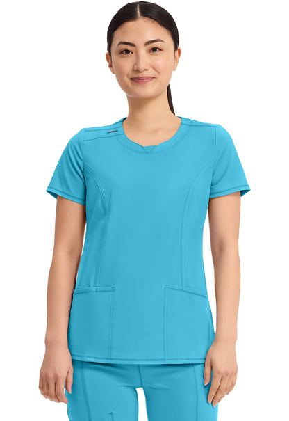 Cherokee Infinity Women's 2624A Round Neck Top