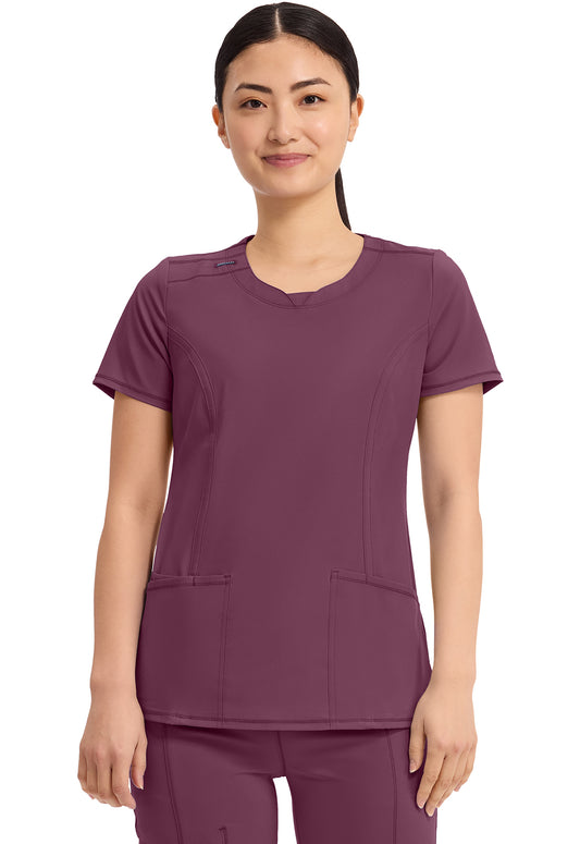 Cherokee Infinity Women's 2624A Round Neck Top