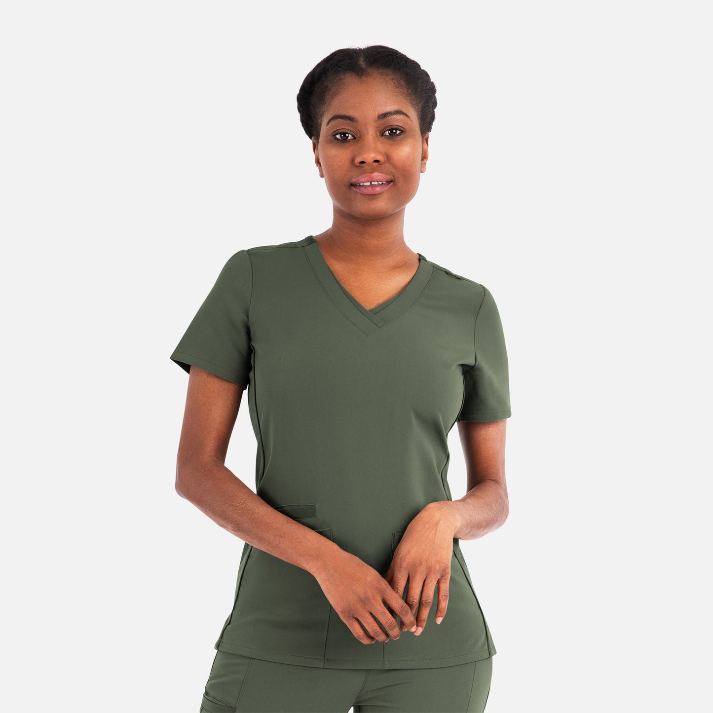 Maevn Matrix Pro 3901 Women's Layered V-Neck Top