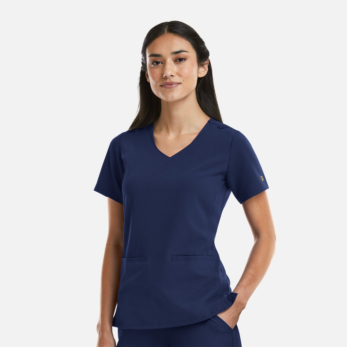 Maevn Matrix Pro 3903 Women's Curved V-Neck Top