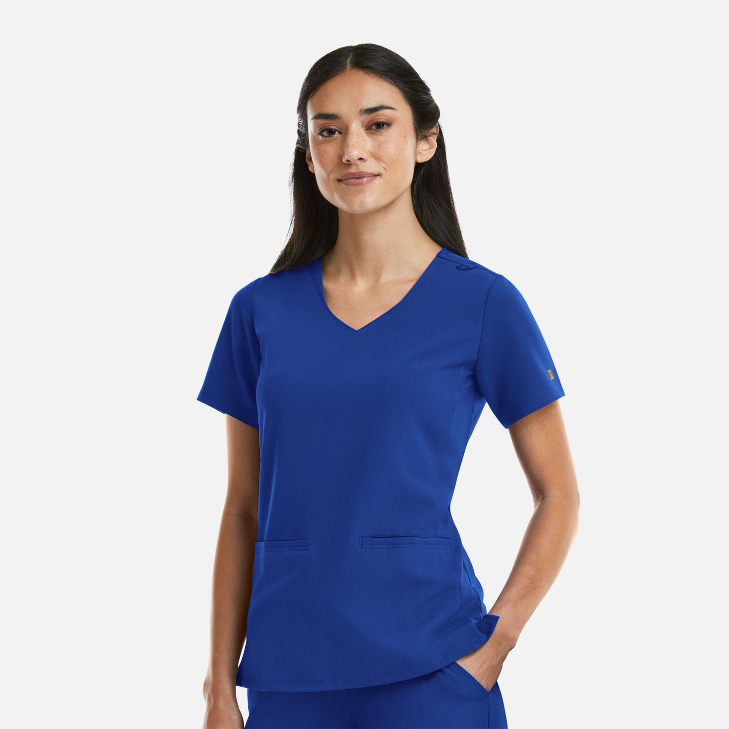 Maevn Matrix Pro 3903 Women's Curved V-Neck Top