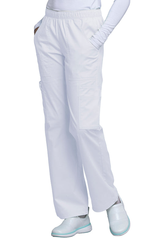 Cherokee WW Core Stretch Women's 4005 Mid Rise Pull-On Cargo Pant
