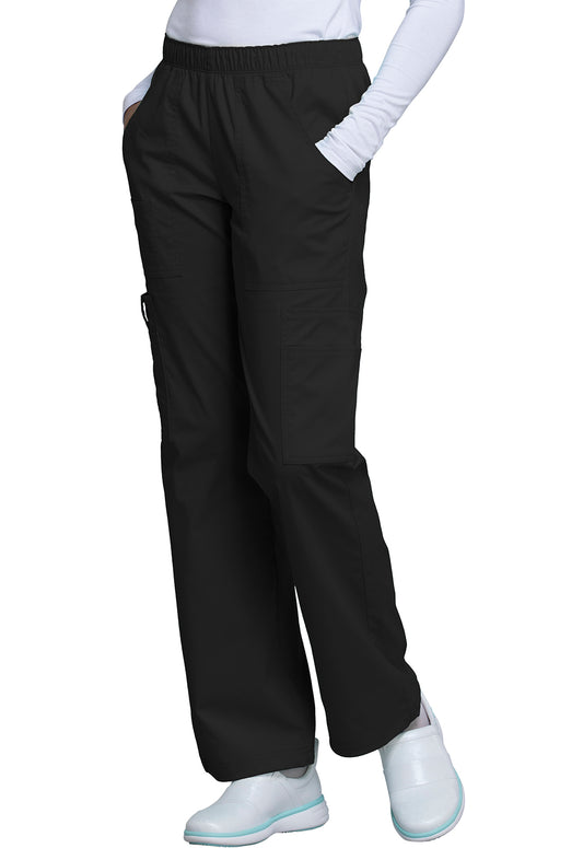 Cherokee WW Core Stretch Women's 4005 Mid Rise Pull-On Cargo Pant