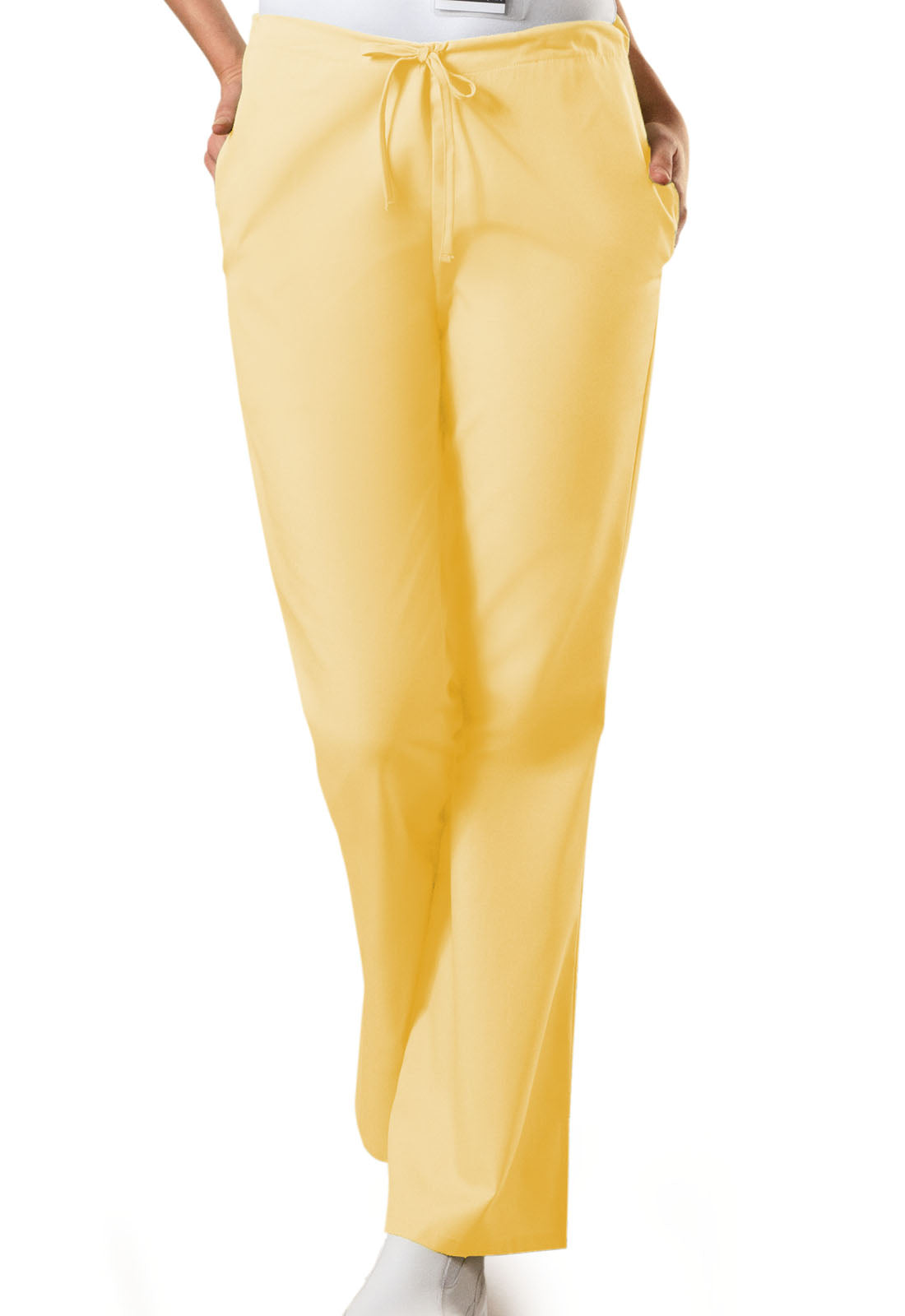 Cherokee WW Originals Women's 4101 Natural Rise Flare Leg Drawstring Pant