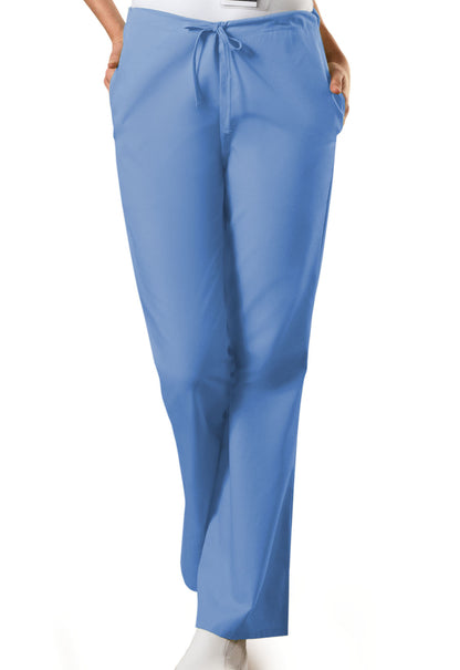 WW Originals Women's 4101 Natural Rise Flare Leg Drawstring Pant