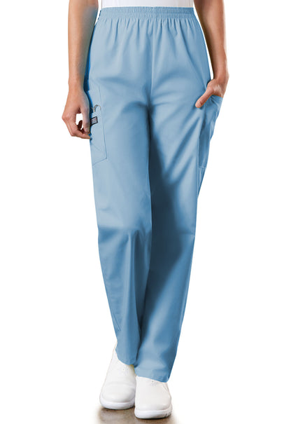 Cherokee WW Originals Women's 4200 Natural Rise Tapered Pull-On Cargo Pant
