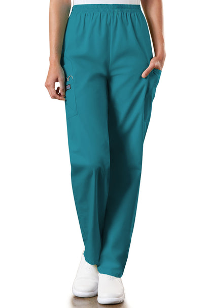 Cherokee WW Originals Women's 4200 Natural Rise Tapered Pull-On Cargo Pant