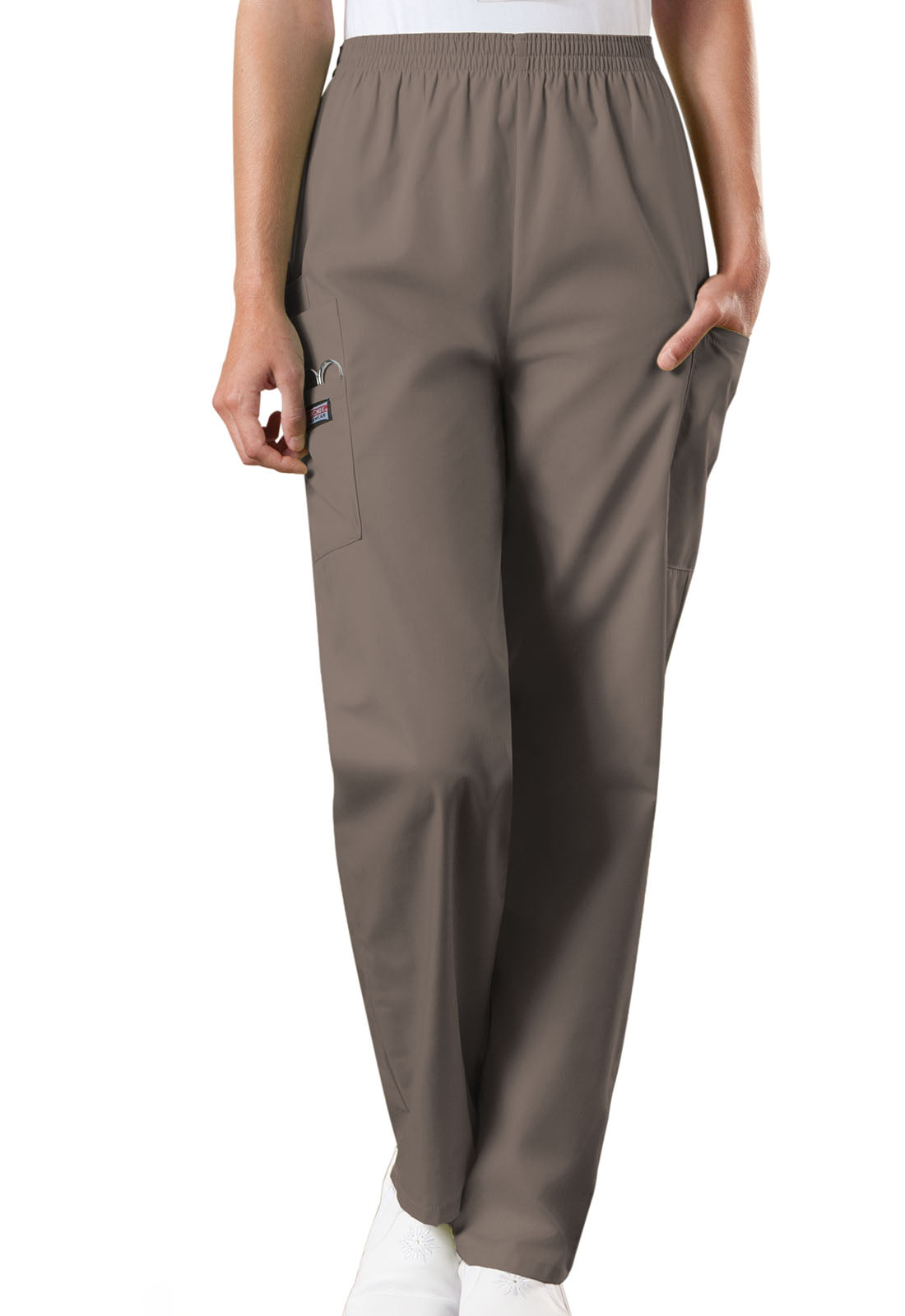 Cherokee WW Originals Women's 4200 Natural Rise Tapered Pull-On Cargo Pant