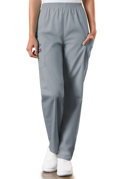 Cherokee WW Originals Women's 4200 Natural Rise Tapered Pull-On Cargo Pant