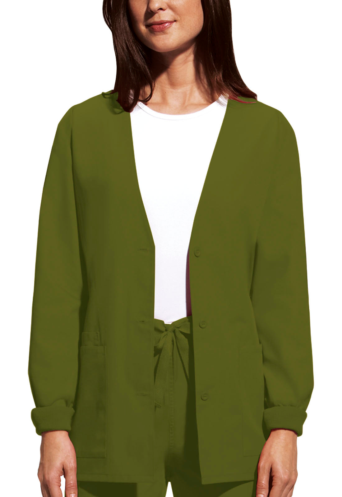 Cherokee WW Originals Women's 4301 Cardigan Warm-Up Jacket