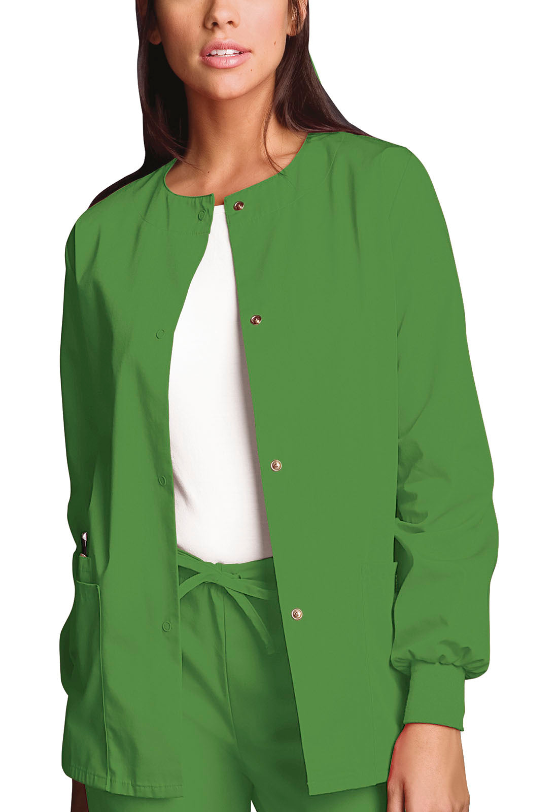 Cherokee WW Originals Women's 4350 Snap Front Warm-Up Jacket