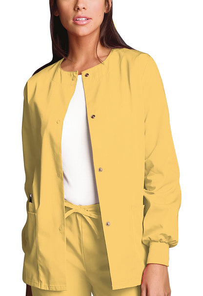 Cherokee WW Originals Women's 4350 Snap Front Warm-Up Jacket