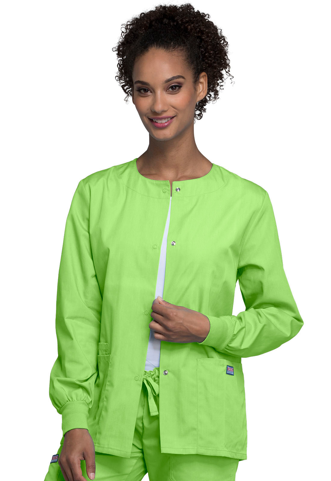 Cherokee WW Originals Women's 4350 Snap Front Warm-Up Jacket