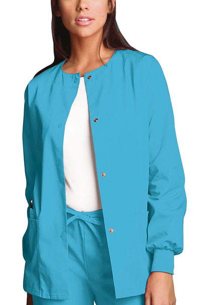 Cherokee WW Originals Women's 4350 Snap Front Warm-Up Jacket