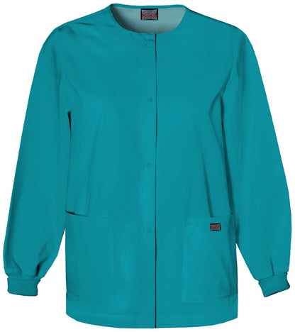 Cherokee WW Originals Women's 4350 Snap Front Warm-Up Jacket