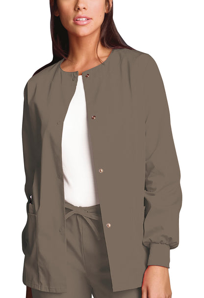 Cherokee WW Originals Women's 4350 Snap Front Warm-Up Jacket