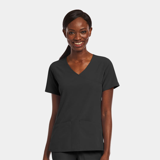 Maevn Matrix Impulse 4521 Women's Mock Wrap Top