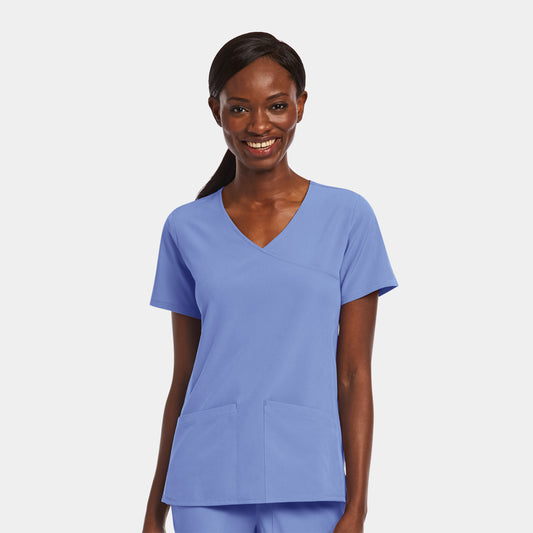 Maevn Matrix Impulse 4521 Women's Mock Wrap Top