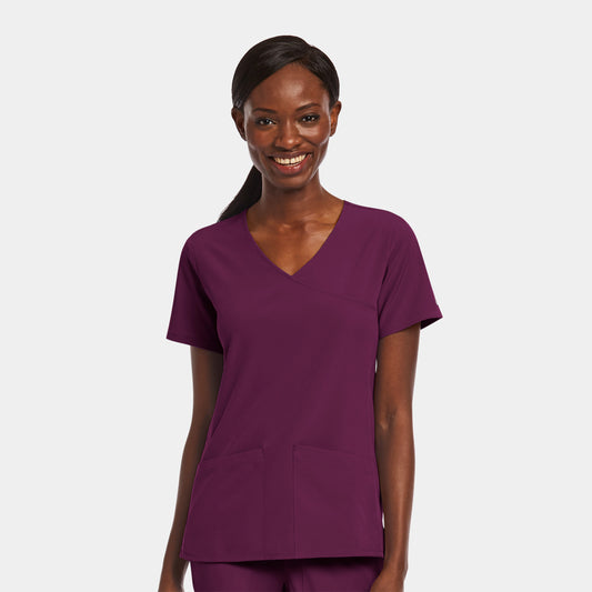 Maevn Matrix Impulse 4521 Women's Mock Wrap Top