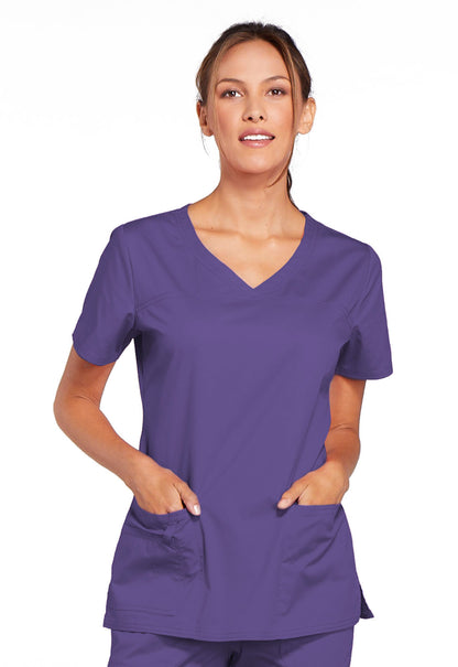 Cherokee WW Core Stretch Women's 4727 V-Neck Top