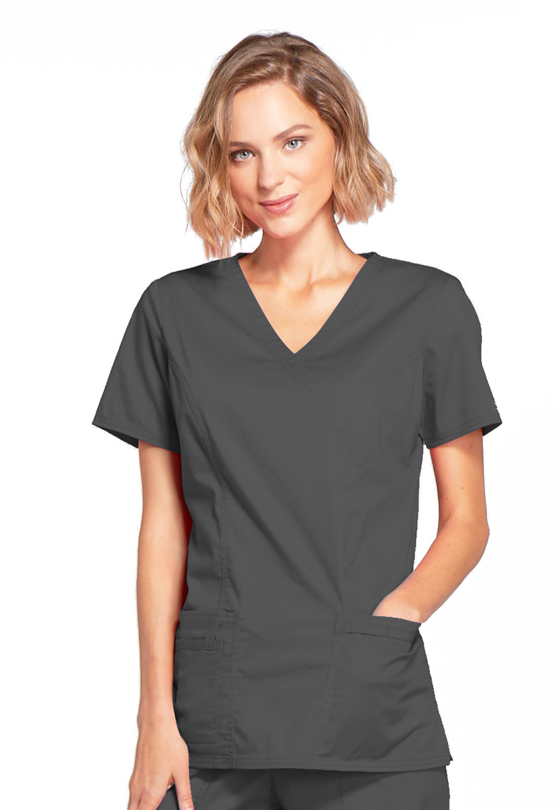 WW Core Stretch Women's 4728 Mock Wrap Top