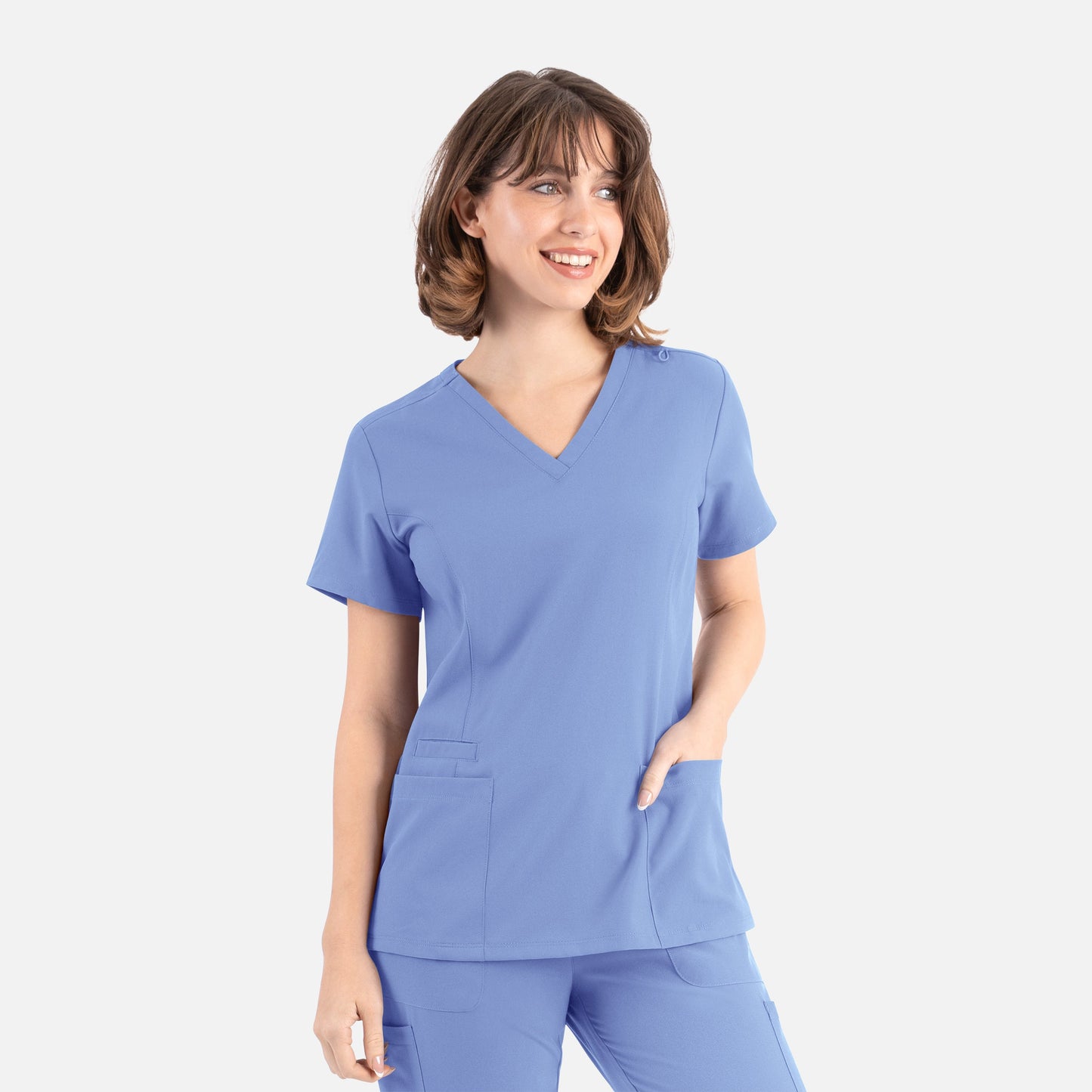 Maevn Momentum 5001 Womens Double V-Neck Top — Clearance
