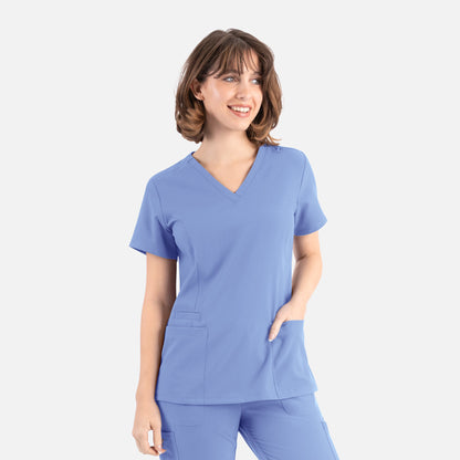 Maevn Momentum 5001 Womens Double V-Neck Top — Clearance