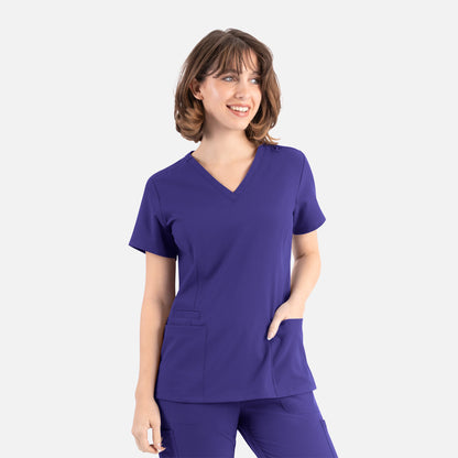 Maevn Momentum 5001 Womens Double V-Neck Top — Clearance