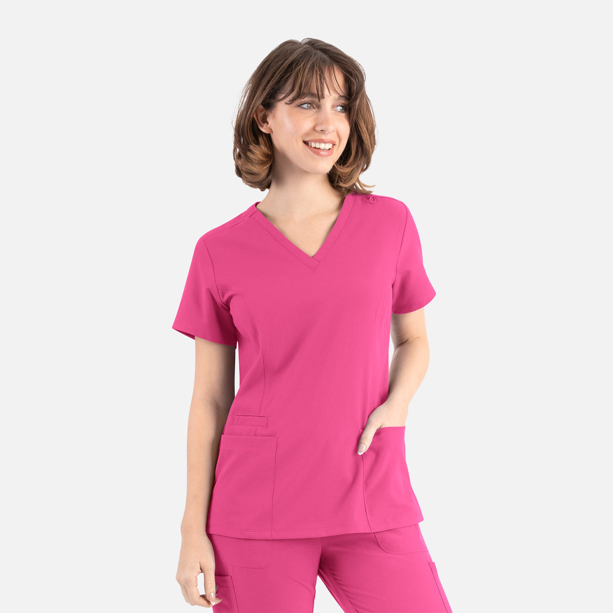 Maevn Momentum 5001 Womens Double V-Neck Top — Clearance