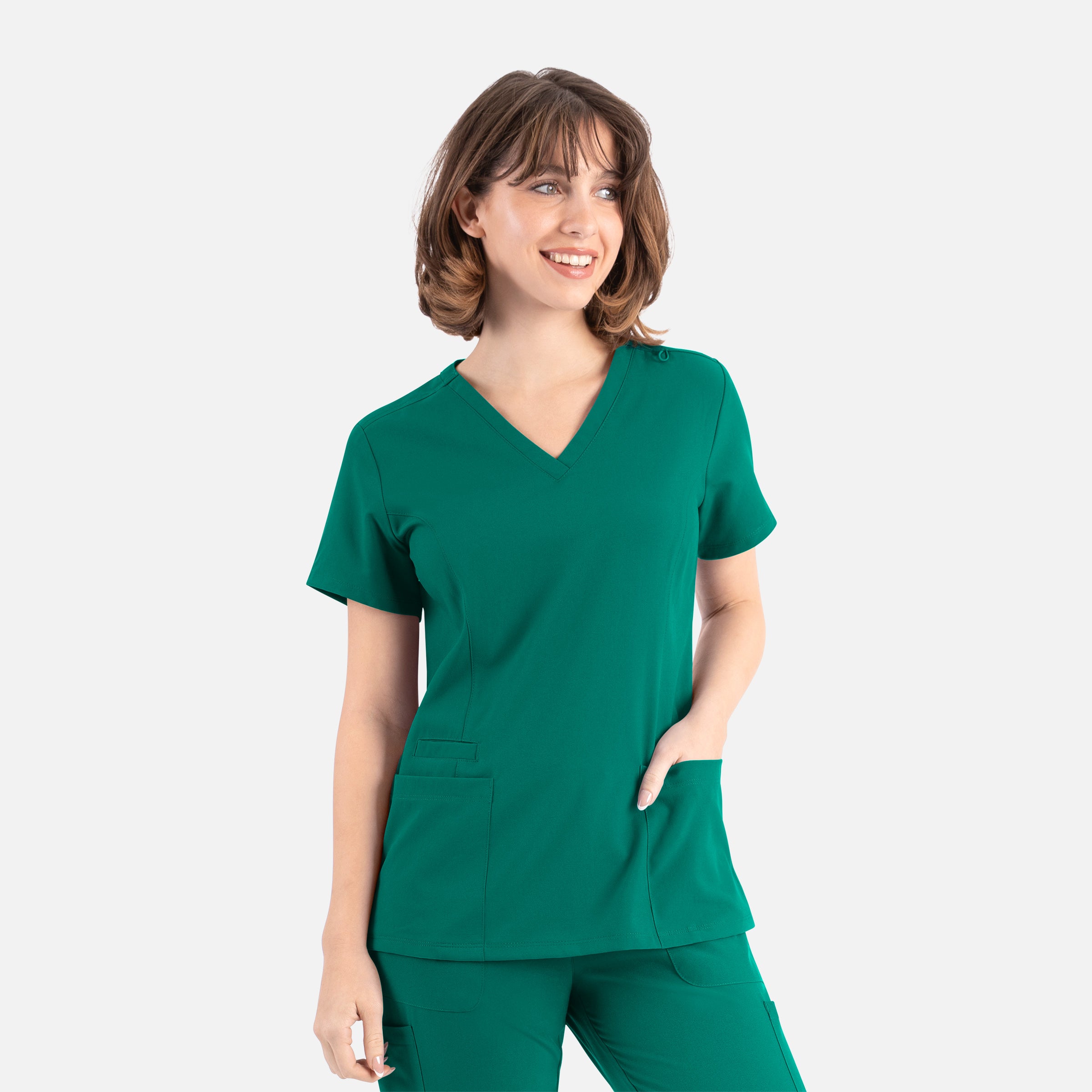 Maevn Momentum 5001 Womens Double V-Neck Top – The Uniform Shoppe
