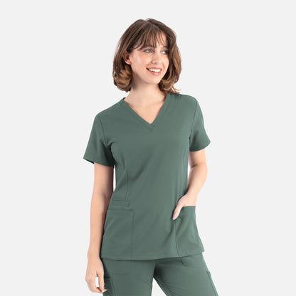 Maevn Momentum 5001 Womens Double V-Neck Top — Clearance