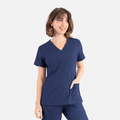 Maevn Momentum 5001 Womens Double V-Neck Top — Clearance